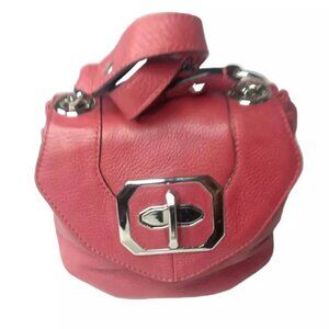 Oryany Red Handbag Small Pebbled Leather Purse